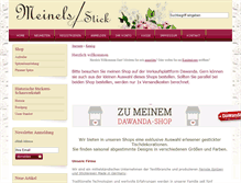Tablet Screenshot of meinels-stick.de